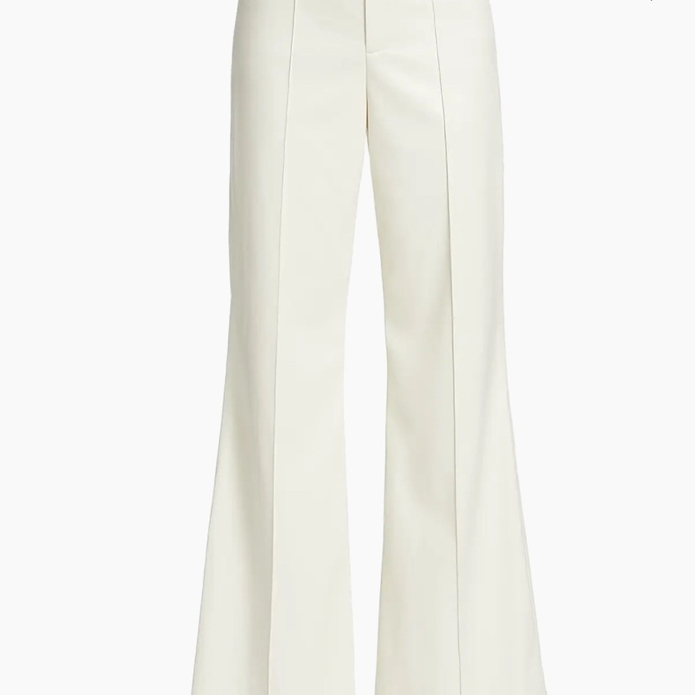 Alice and Olivia Dylan Faux Leather Flare Pants - Picture 5 of 14